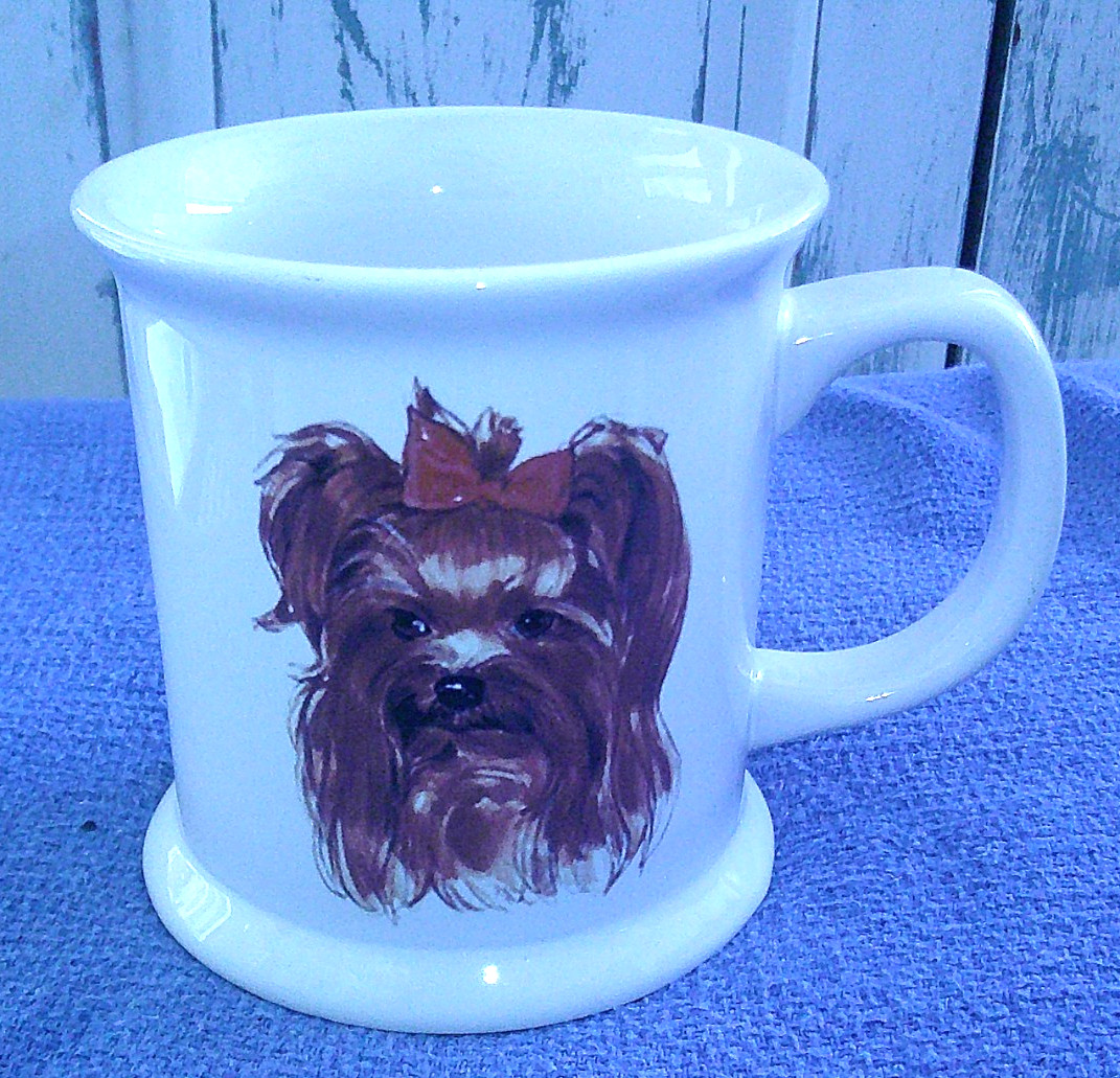 Patrica Roberts For Trendtex Collection Yorkshire Terrier Lg Coffee Mug - A4