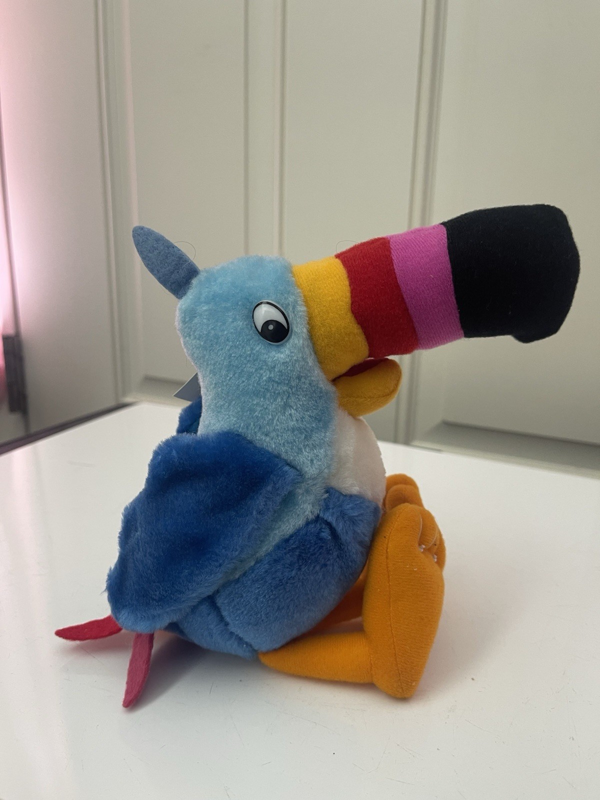 Vintage 1994 Froot Loops Toucan Sam 9” Stuffed Animal Plush Promo NWT Kelloggs