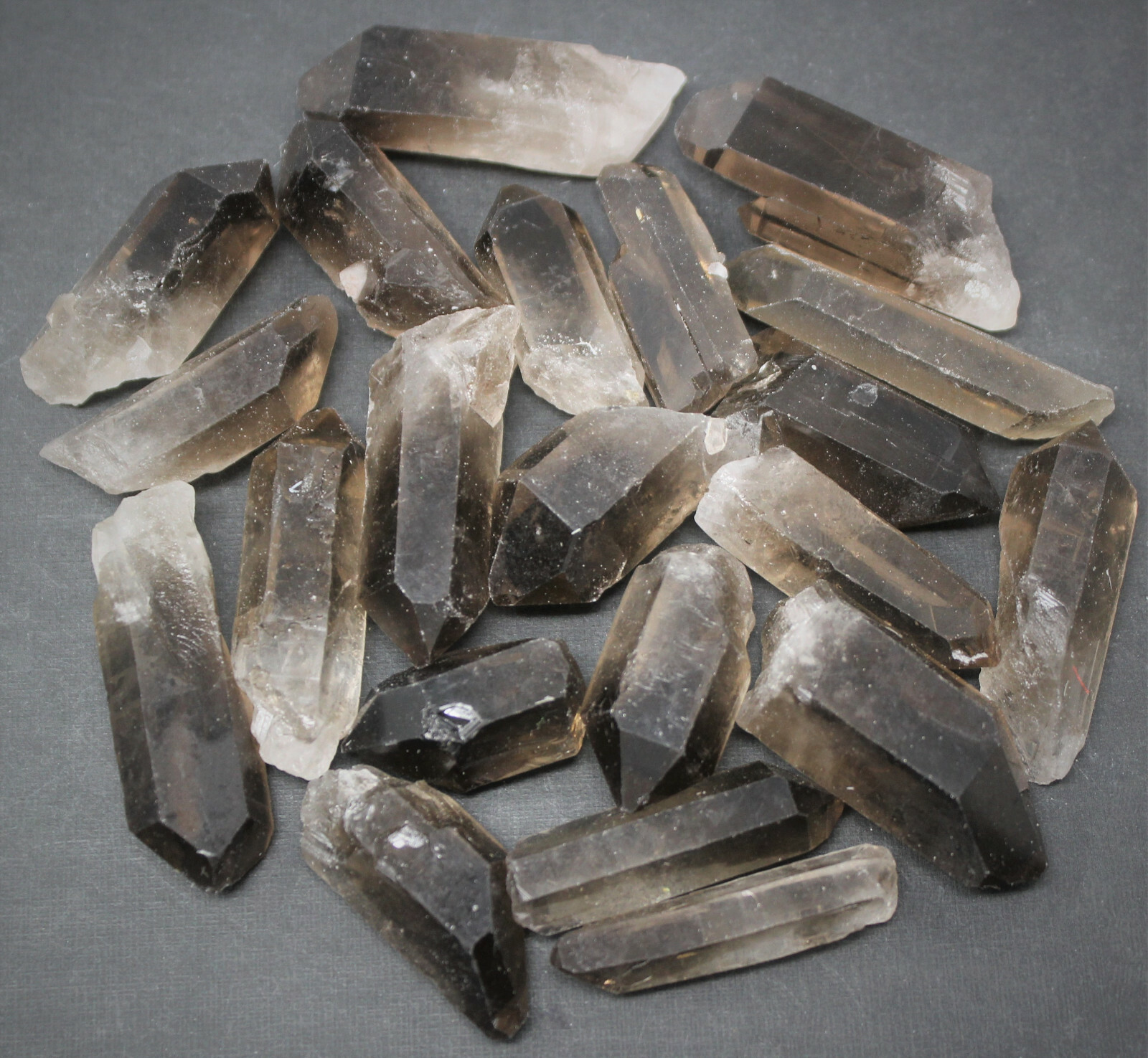 250 Carat Smoky Quartz Crystal Points: 'A' Grade (50 gram)