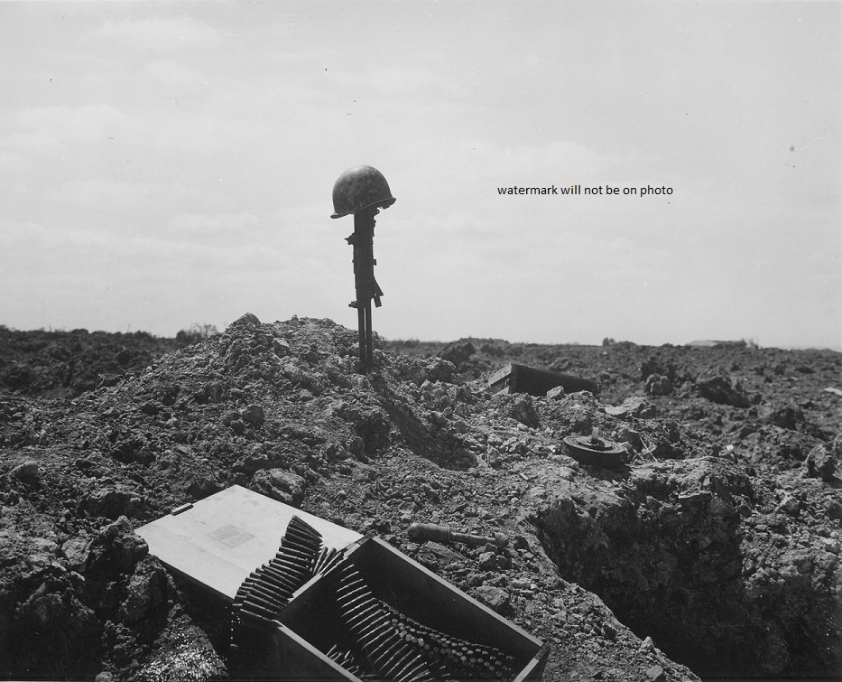 Monument to a Dead American Soldier Normandy Shore D-Day 8\