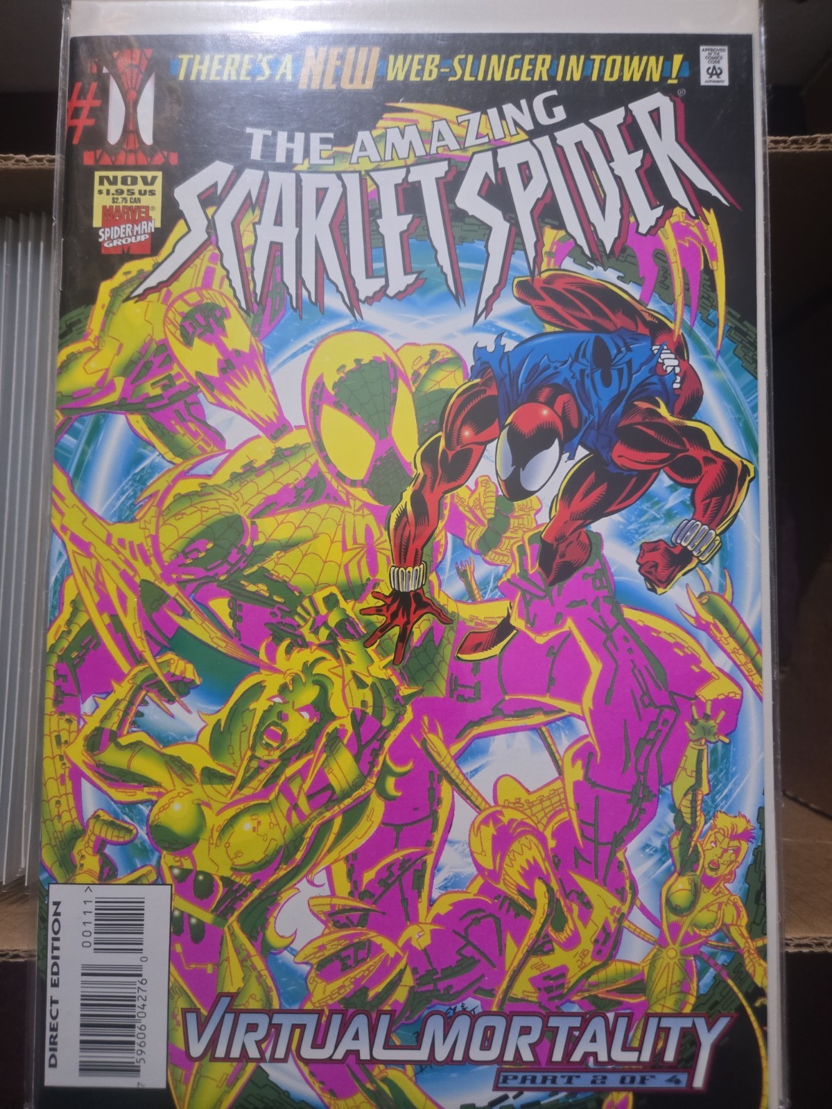 The Amazing Scarlet Spider #1 & 2 (1995) Marvel Comics 1st Print VF/NM
