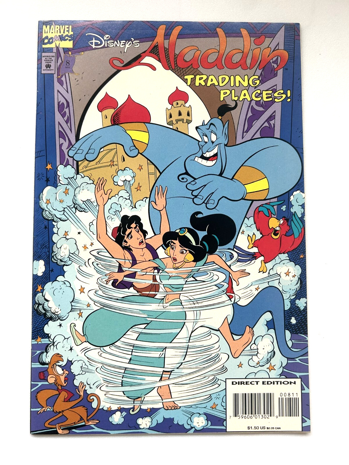 Marvel DISNEY'S ALLADIN (1995) #8 Low Print Run NM (9.4) SHIPS FREE