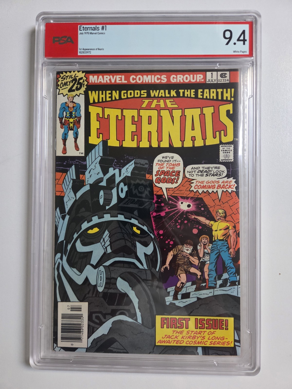 Eternals #1 PSA 9.4 1976 1st Eternals Jack Kirby Marvel Comics Key Issue