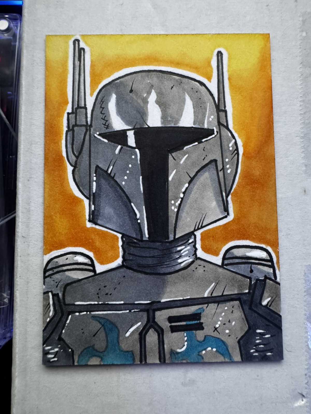 Star Wars Pre Vizsla Sketch Card 1/1 PSC