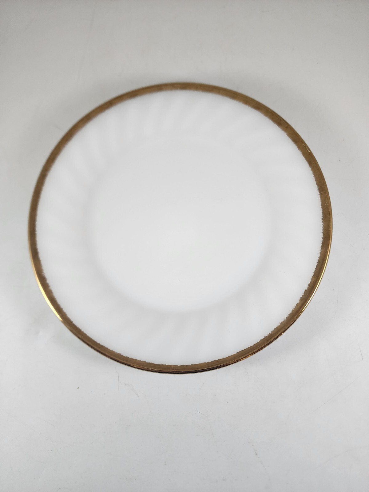 Fire King Swirl Golden Anniversary Salad Plate 7 1/4\