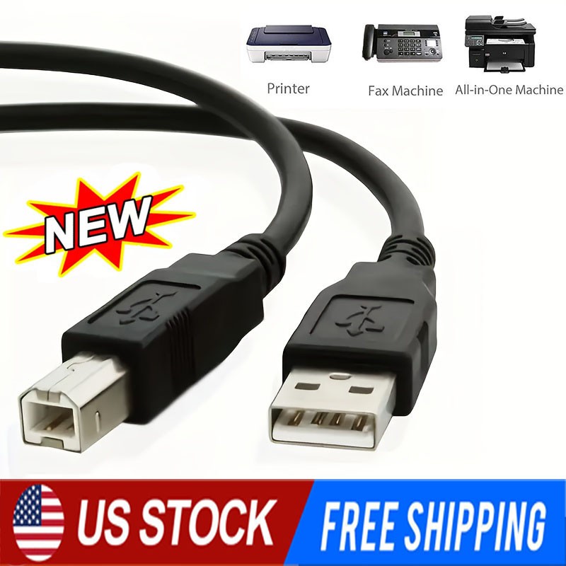 NEW USB 2.0 A TO B High Speed Printer Scanner Premium Cable Cord 1.5m NEW USB 2.0 A TO B High Speed Printer Scanner Premium Cable Cord 1.5m