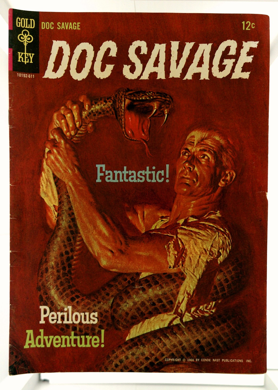 Doc Savage #1 1966 Gold Key Comics FN- Comic Book One-Shot