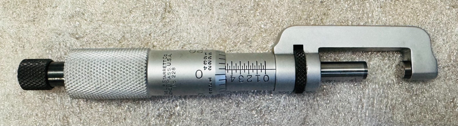Starrett No. 228 Hub Micrometer  UNUSED