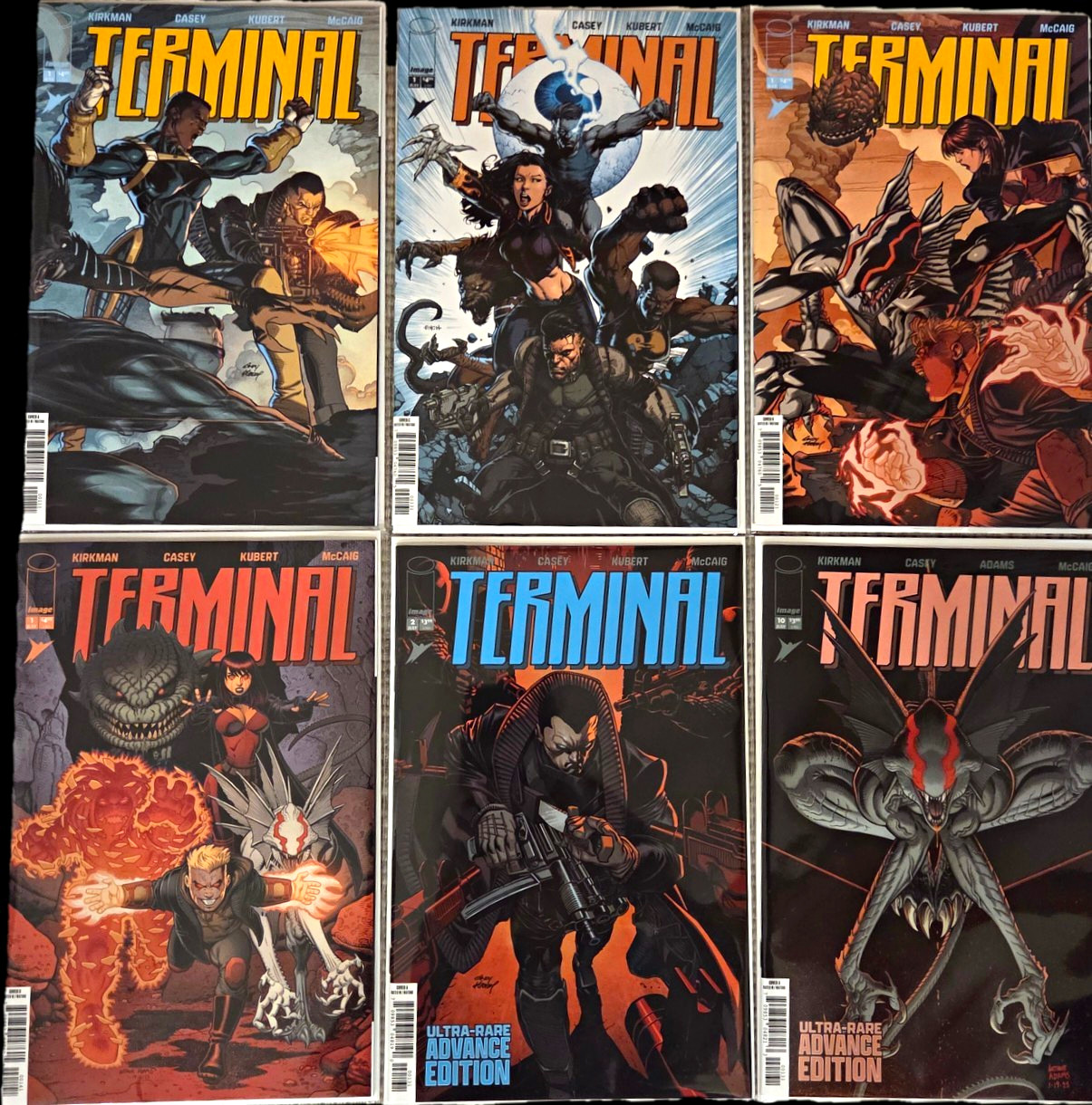 Terminal #1 - 4 Trade Variants. Terminal #2 And Terminal #10. Comic Book Lot