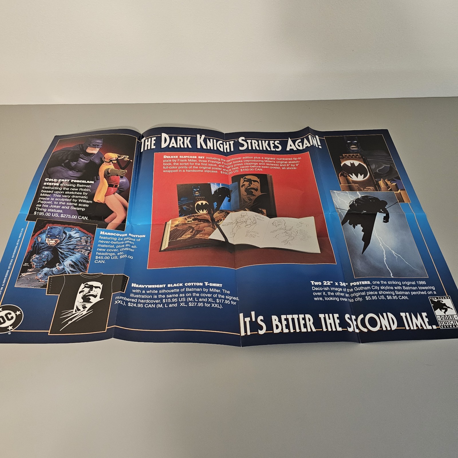 1996 BATMAN DARK KNIGHT STRIKES AGAIN 34x22\