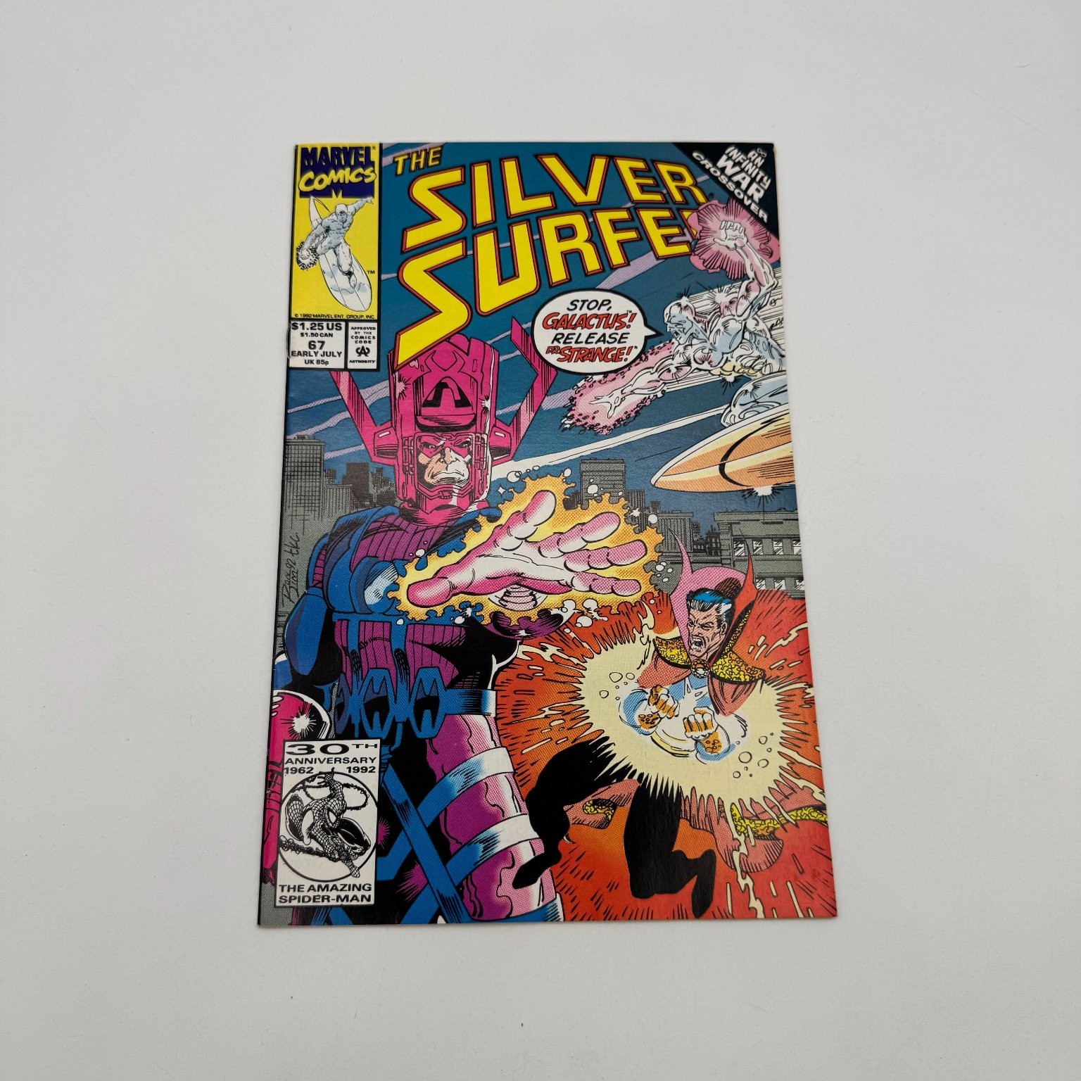 The Silver Surfer #67 Marvel Infinity War Galactus 1992