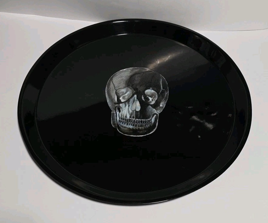 D.L. & Co. Skull Mother of Pearl Memento Mori 18\
