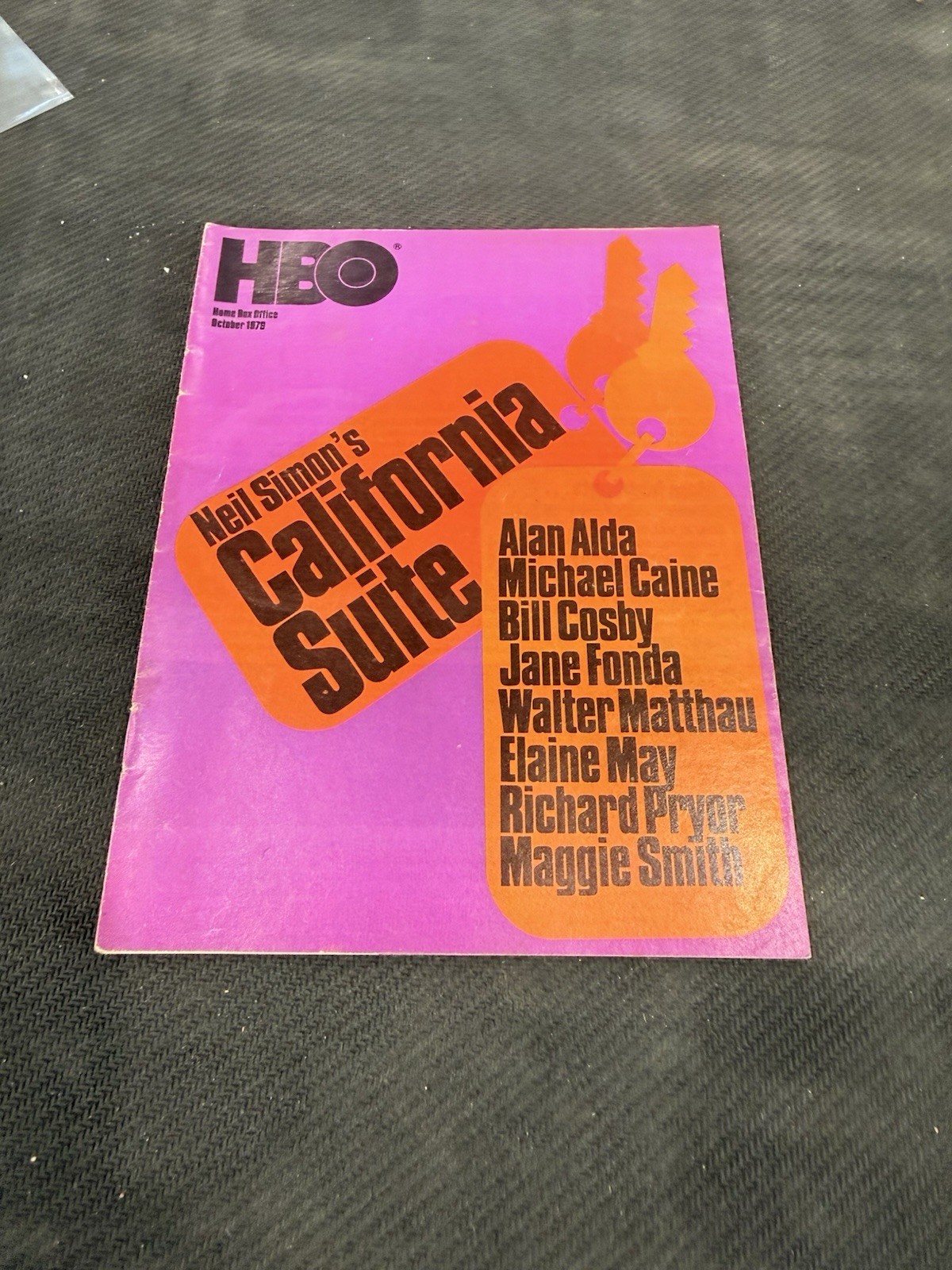 HBO Guide magazine movie booklet Oct 1979 vintage issue film California Suite