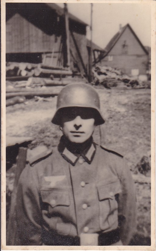 Ancient Ak, Soldatenbildnis Portrait With Steel Helmet Belt