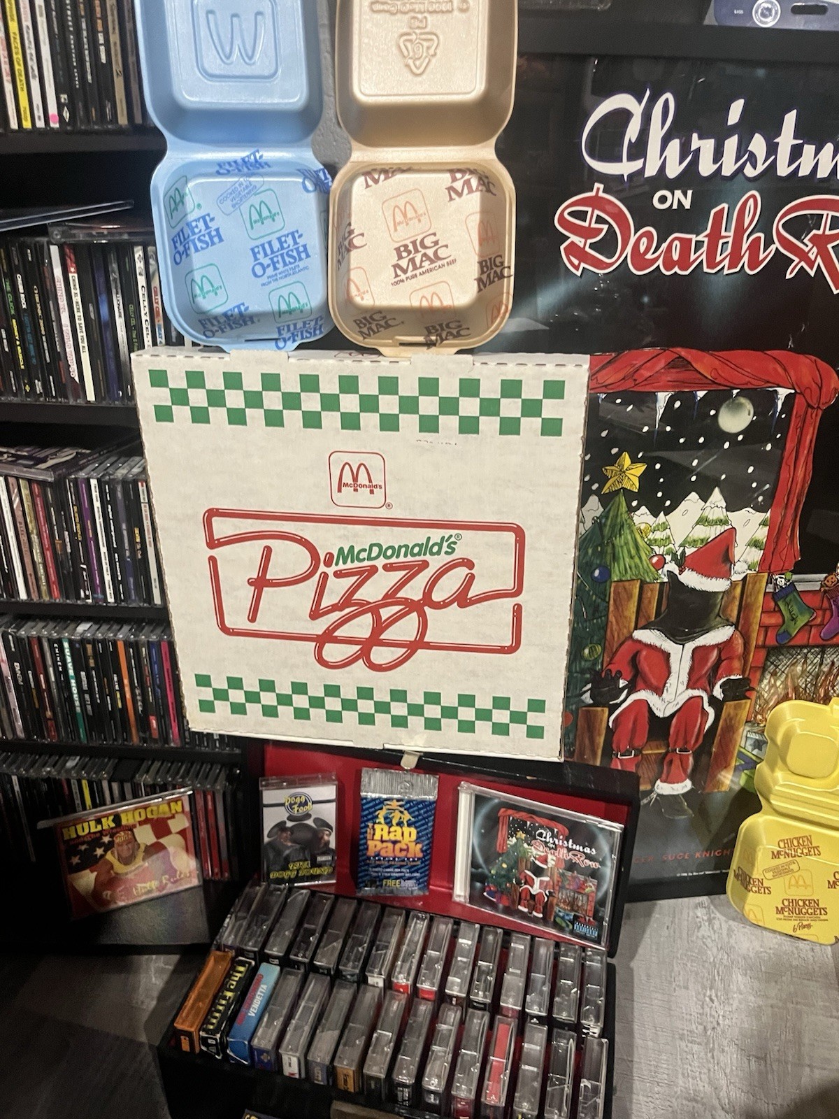 McDonald’s Vintage Pizza Box 1980’s Pizza Box Only No Pizza