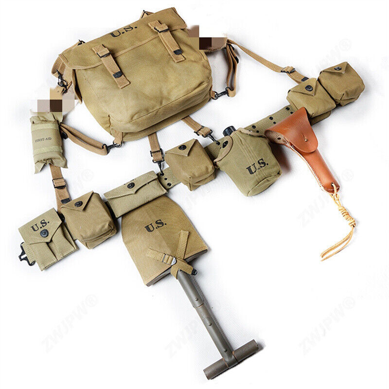U.S. Army D-DAY M1 Carbin Equipment Combination Paratrooper WWII WW2 Replica