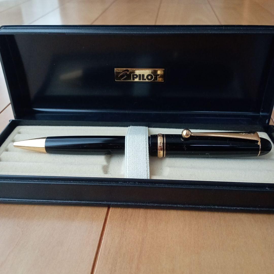 Excellent PILOT Custom 74 Ballpoint Pen with Case Oil-Based Ink Japan