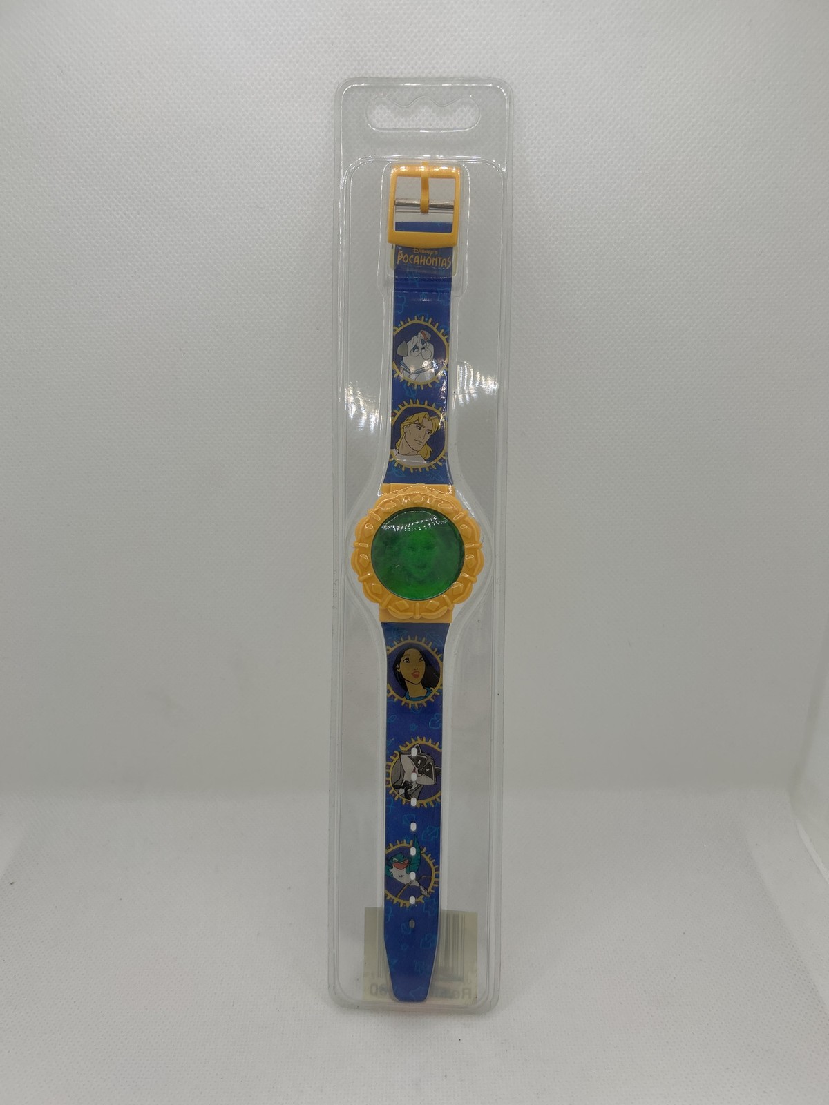 Disney Pocahontas Watch Fantasma Sealed Vintage NOS Meeko Flit Blue Band