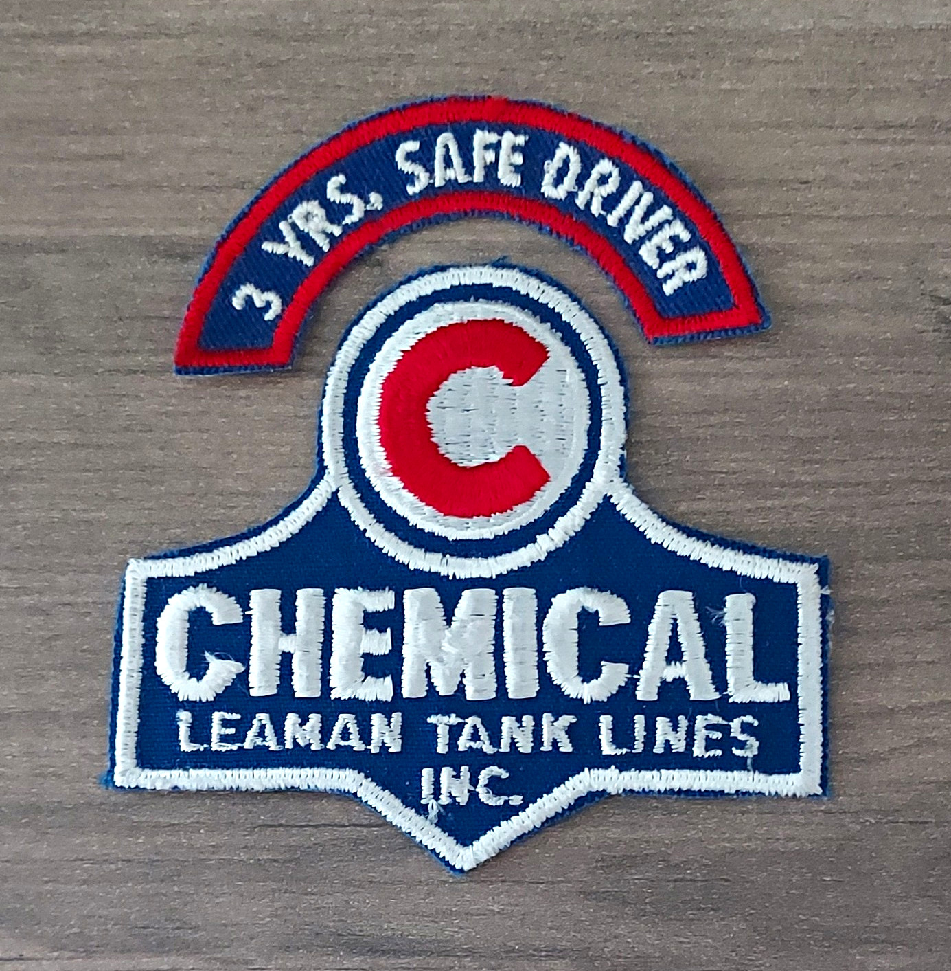 Chemical Leaman Tank Lines Inc. 3 Yr. Safe Driver Embroidered Patch