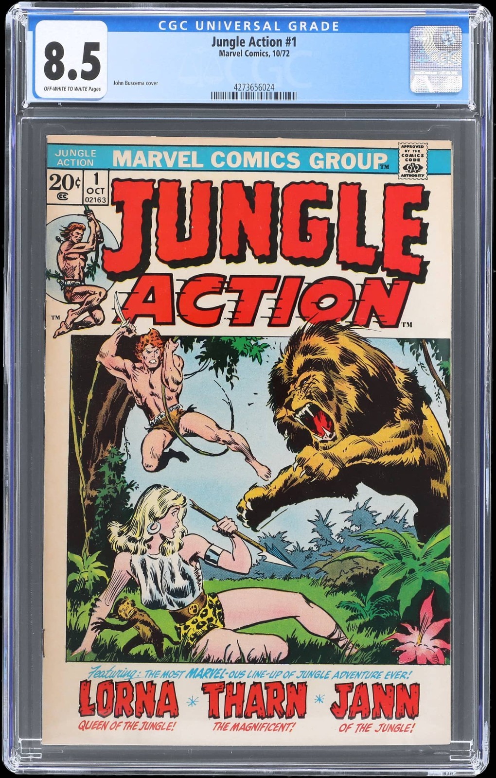 Jungle Action 1 CGC 8.5 Comic