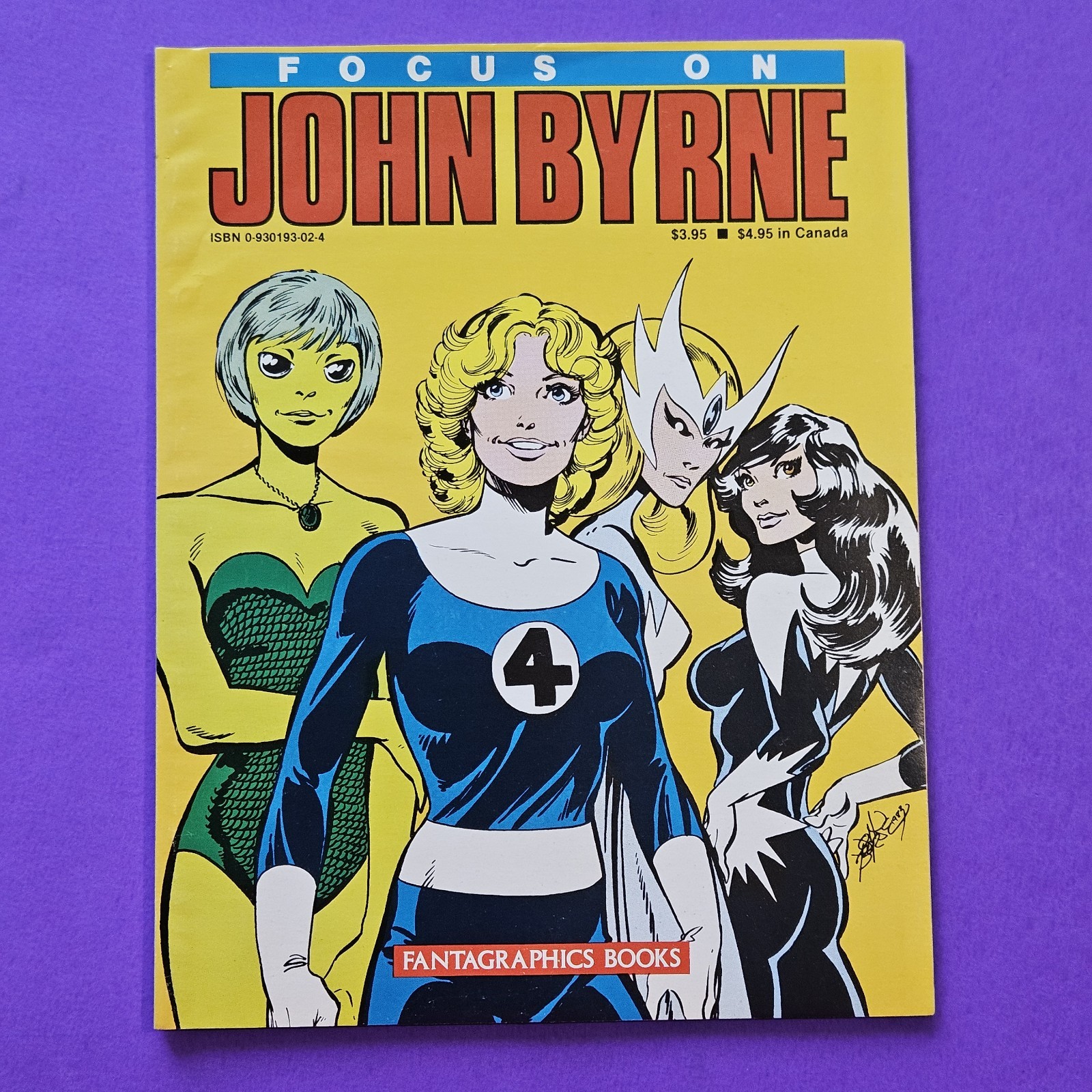 Vintage FOCUS ON JOHN BYRNE 1984 Fantagraphics Books Copper Age w/Bag & Board 