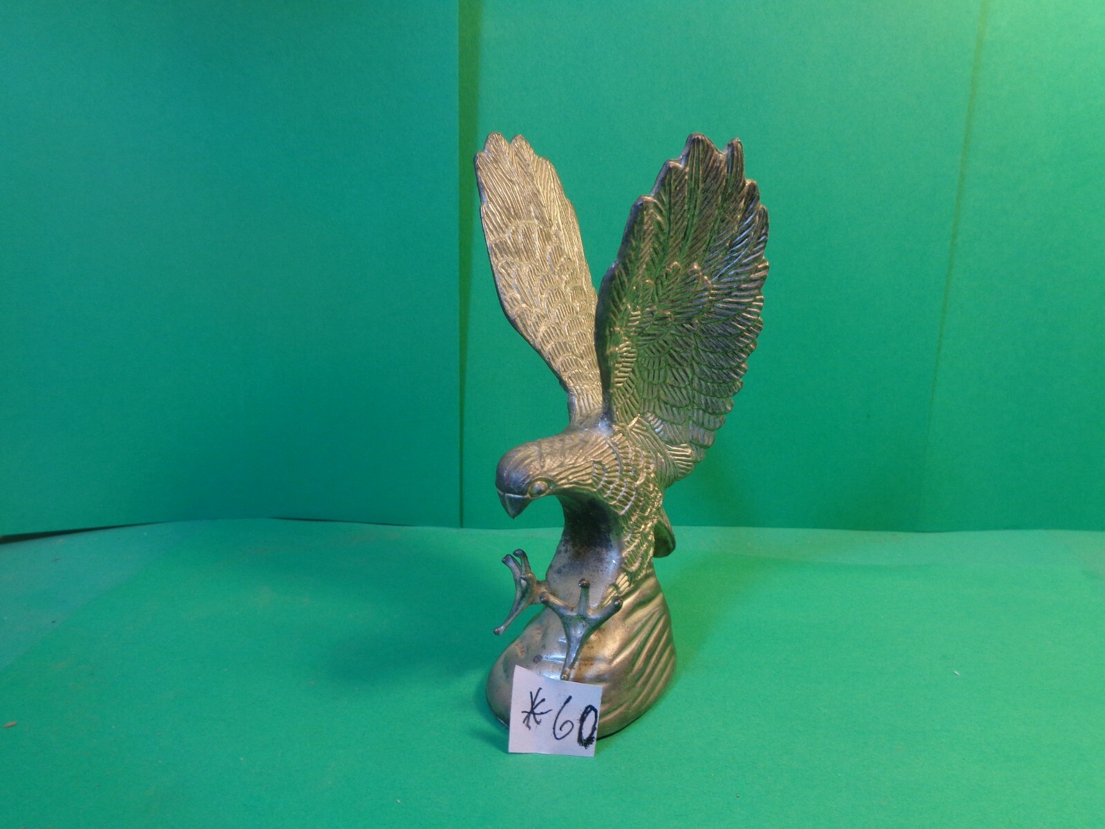 Flying Eagle Silverplated Sculpture, 5 1/8\