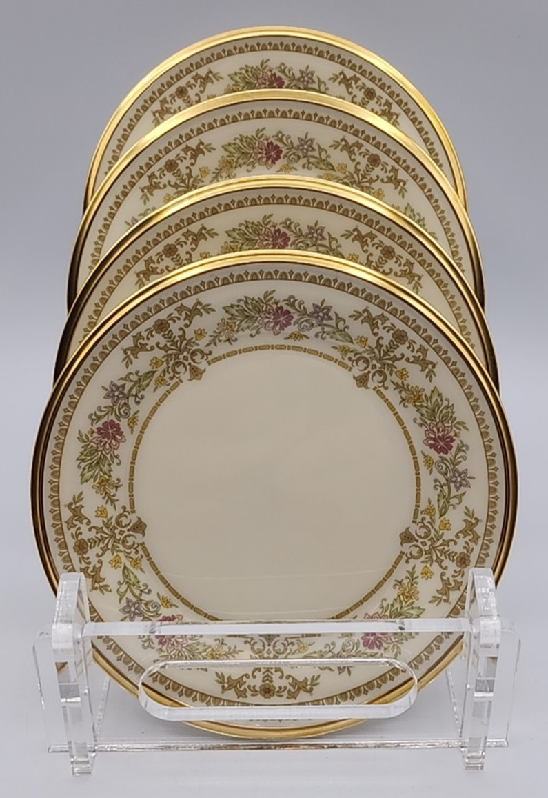 Lenox Castle Garden Bread Plates Roughly 6 1/4\