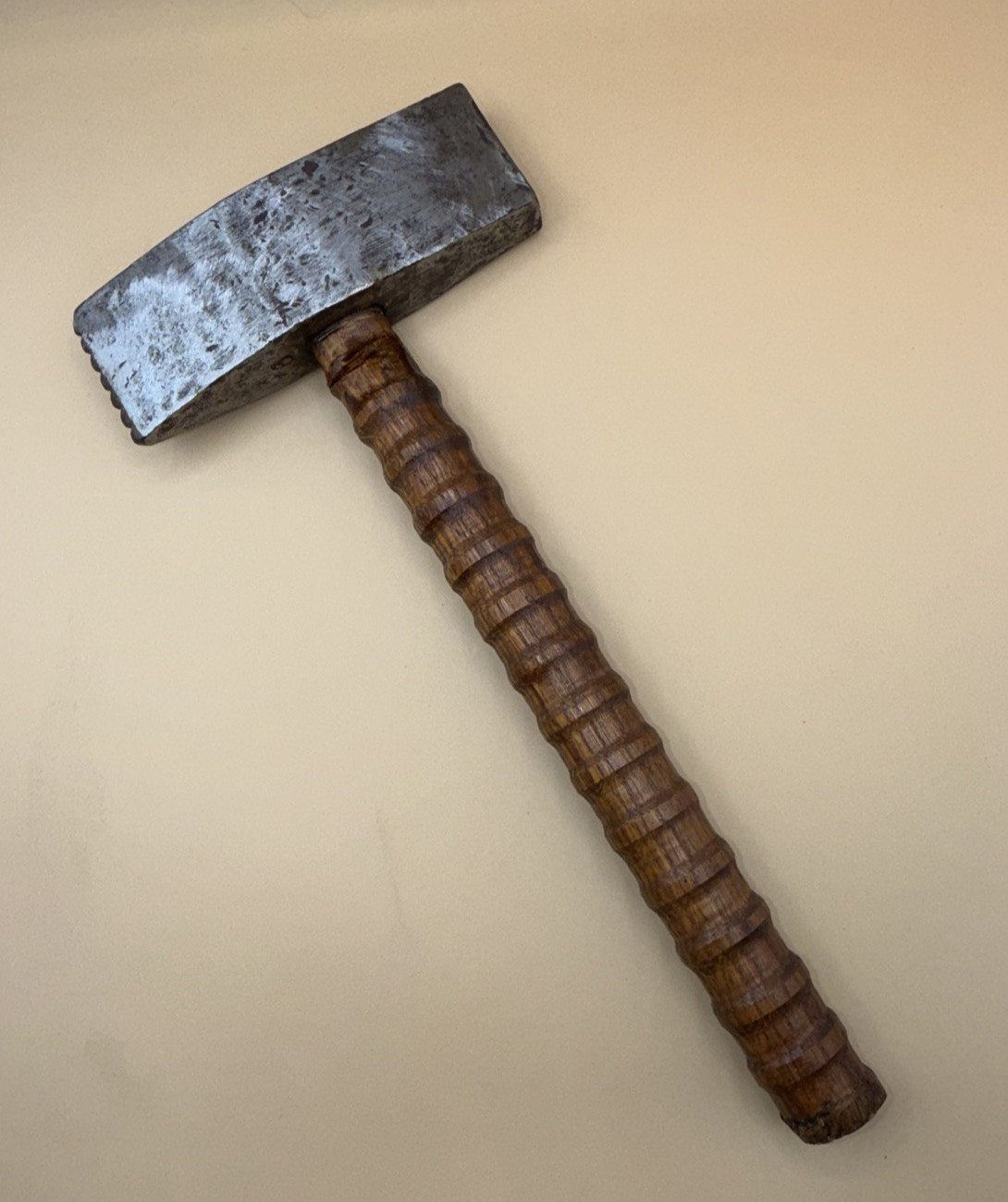 Vtg Iron City 6# Teethed Stone Hammer with Star Logo/14
