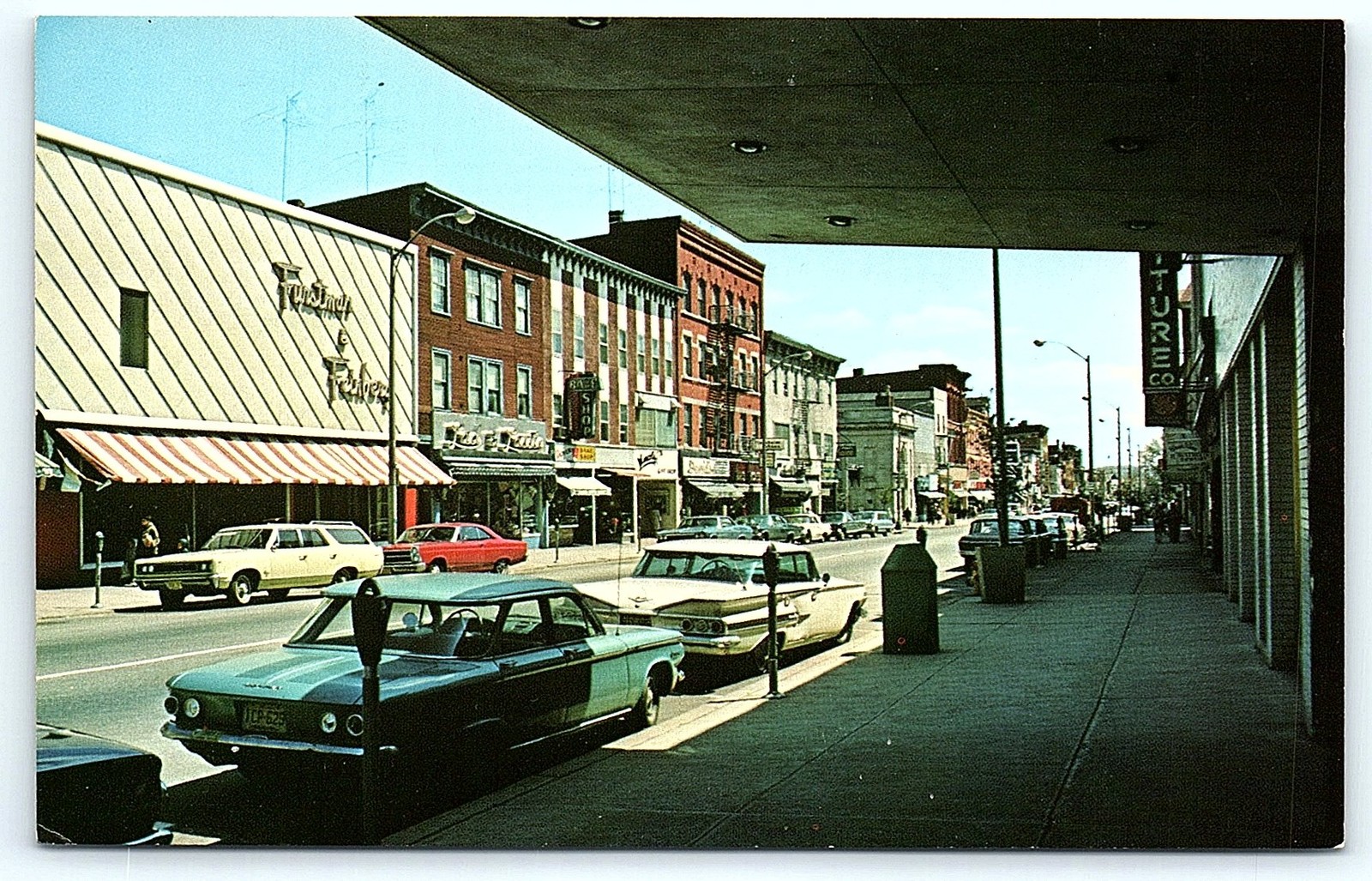 1967 West Blackwell St, Dover, NJ Street Scene Postcard 1967 West Blackwell St, Dover, NJ Street Scene Postcard