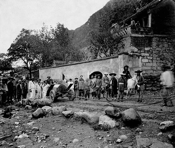 Paris To Peking Auto Race 1900s OLD PHOTO