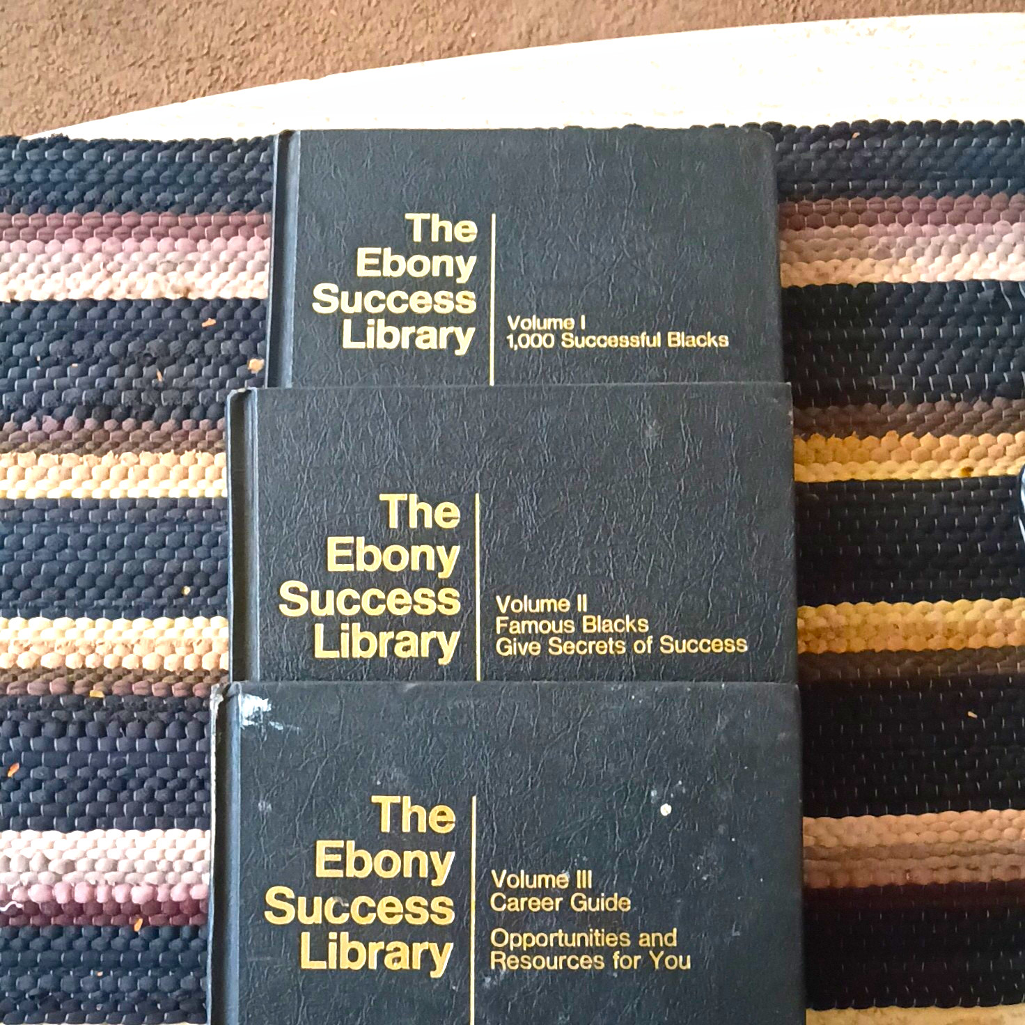 The Ebony Success Library Volumes I–III Hardcover 3-Volume Set Black Americana
