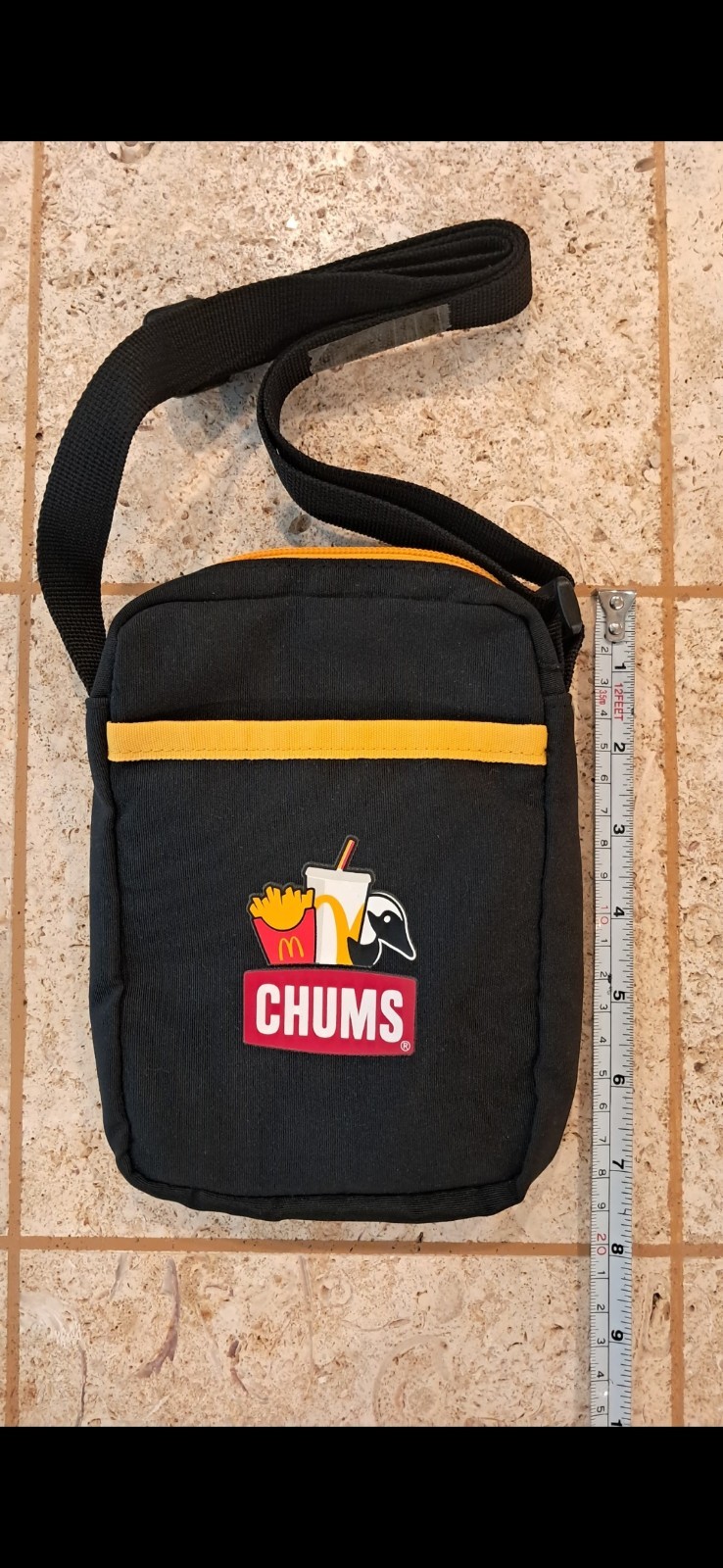 Chums x McDonald\'s Japan 2023 Black Crossbody Bag Chums x McDonald\'s Japan 2023 Black Crossbody Bag