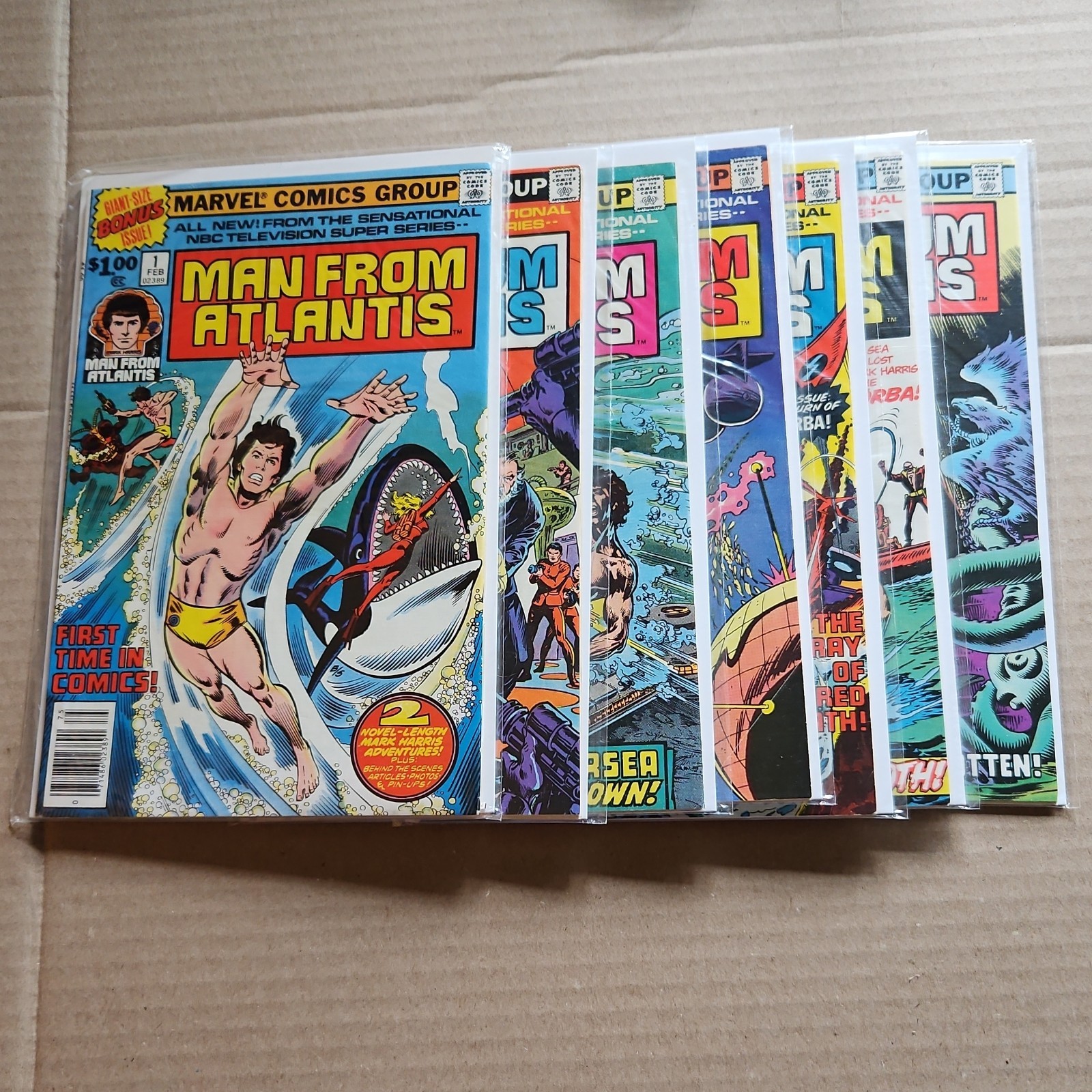 Marvel Man From Atlantis Complete 7 Issue Collection