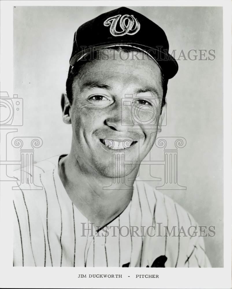 1966 Press Photo Jim Duckworth - pitcher for the Washington Senators - kfx08215