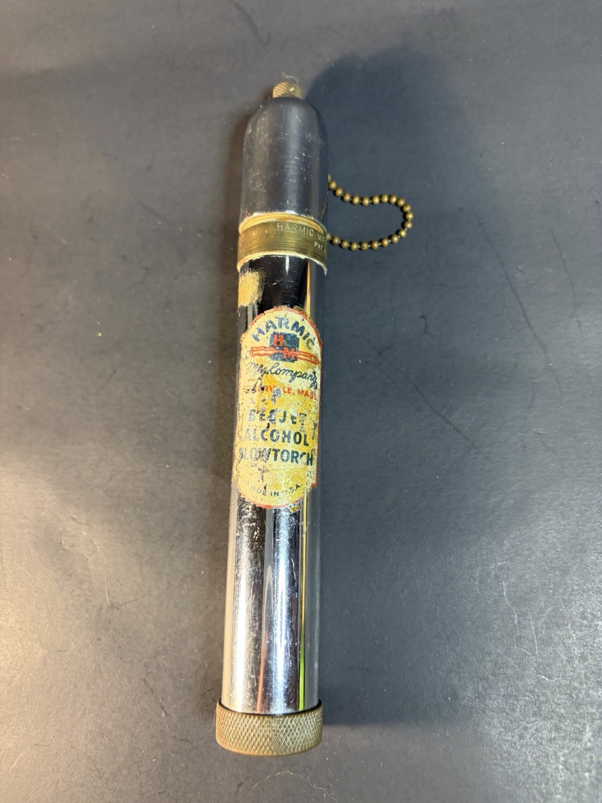 Vintage 1950s Harmic Alcohol Blow Torch - Not Tested