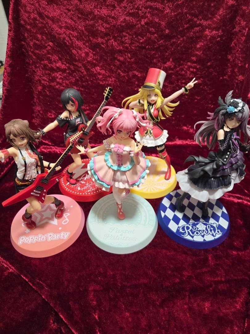 BanG Dream Premium Figure Complete Set SEGA Collectible Anime Figures Japan