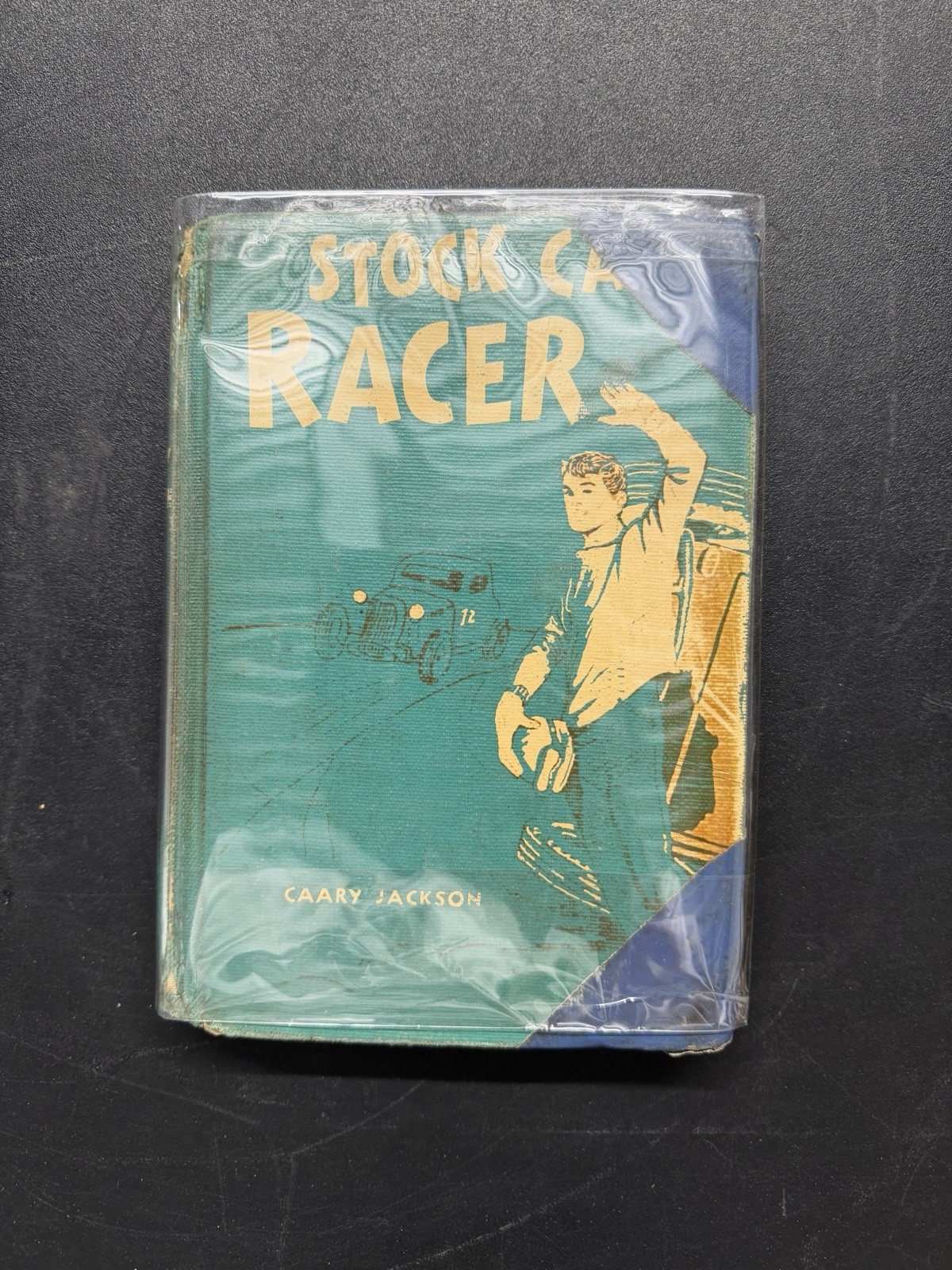 Vintage 1957 Stock Car Racer Caary Jackson Hardcover Library Copy
