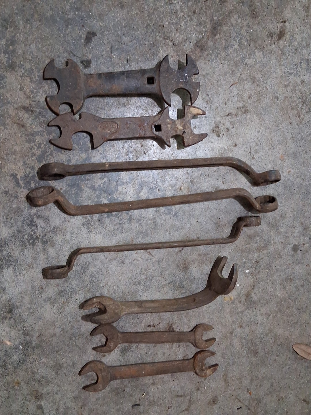 Vintage Lectrolite  Double Box End Wrench USA Mixed Lot Of 8 Craftsman And More