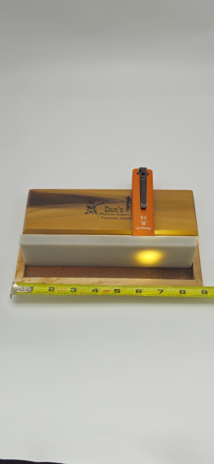 Dan's Whetstone Company Translucent Arkansas Sharpening Stone with Box