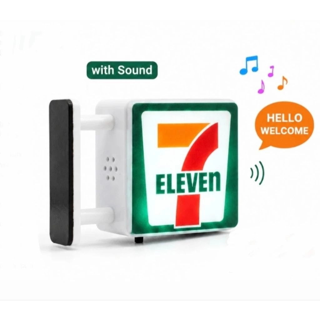 7-Eleven LED Refrigerator Magnet with Thailand Hello Welcome Sound 7/11 7-11 7-Eleven LED Refrigerator Magnet with Thailand Hello Welcome Sound 7/11 7-11