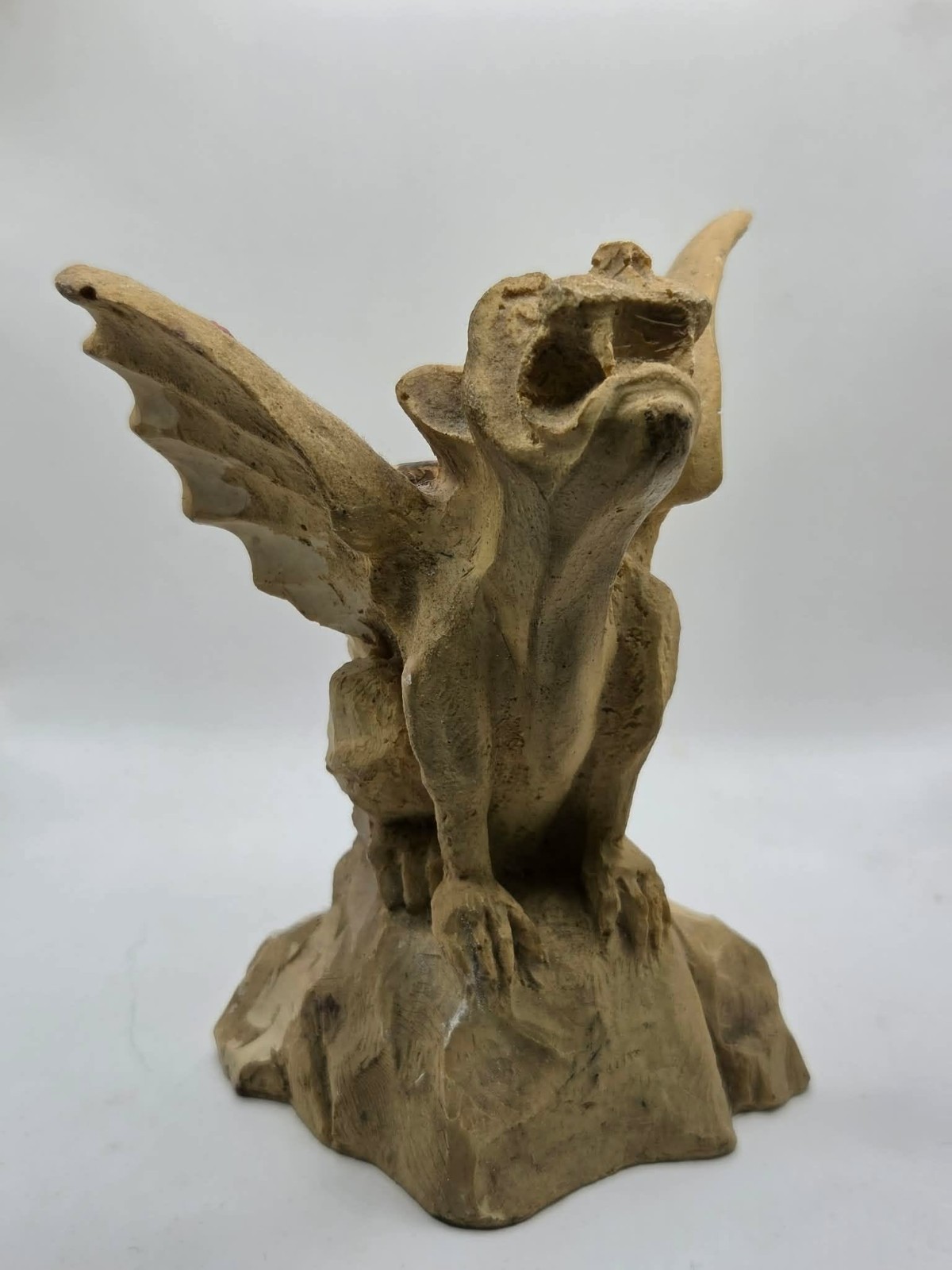 Vintage Gothic Gargoyle Dragon Candle Holder Winged Fantasy Statue Decor 7\