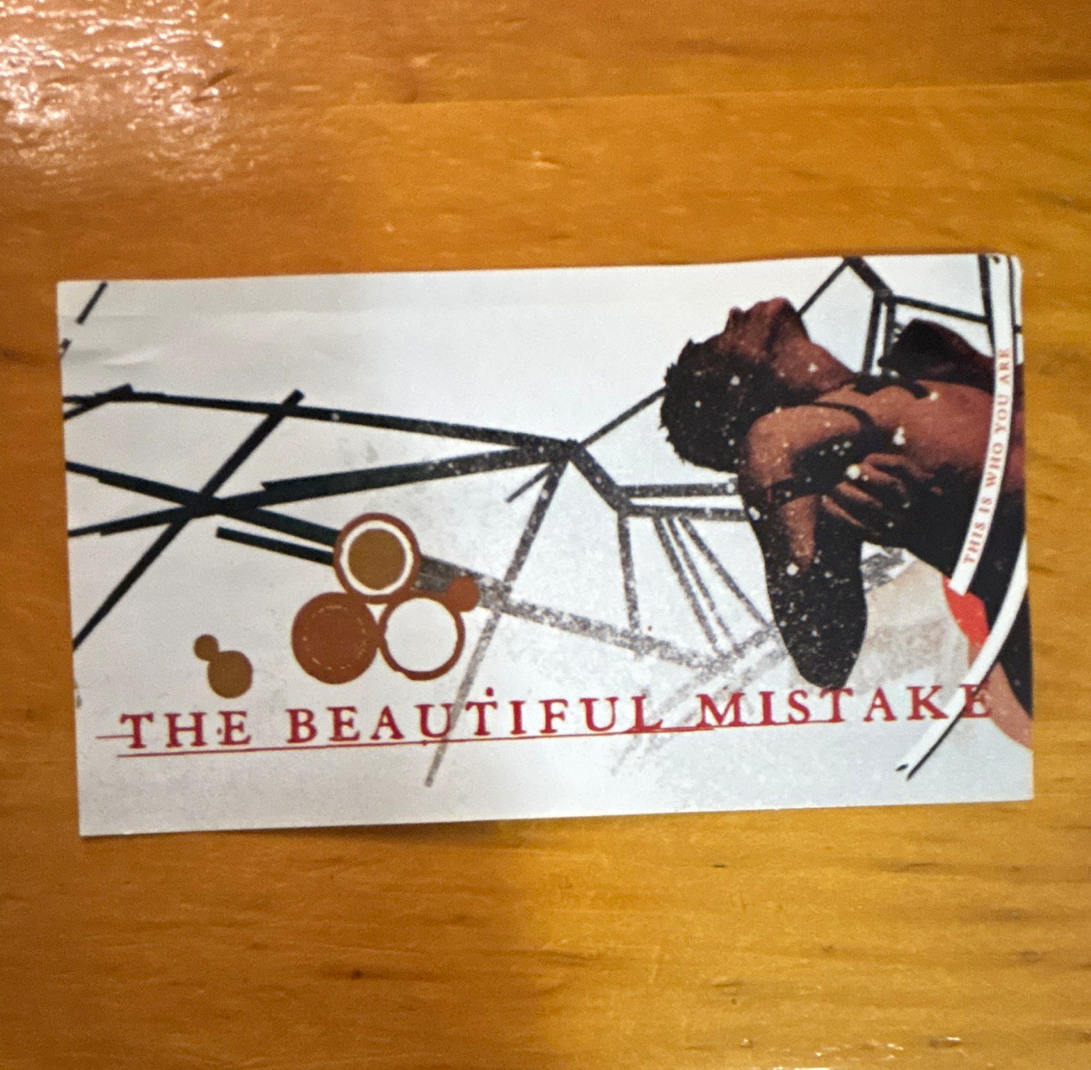 The Beautiful Mistake Sticker RARE ****