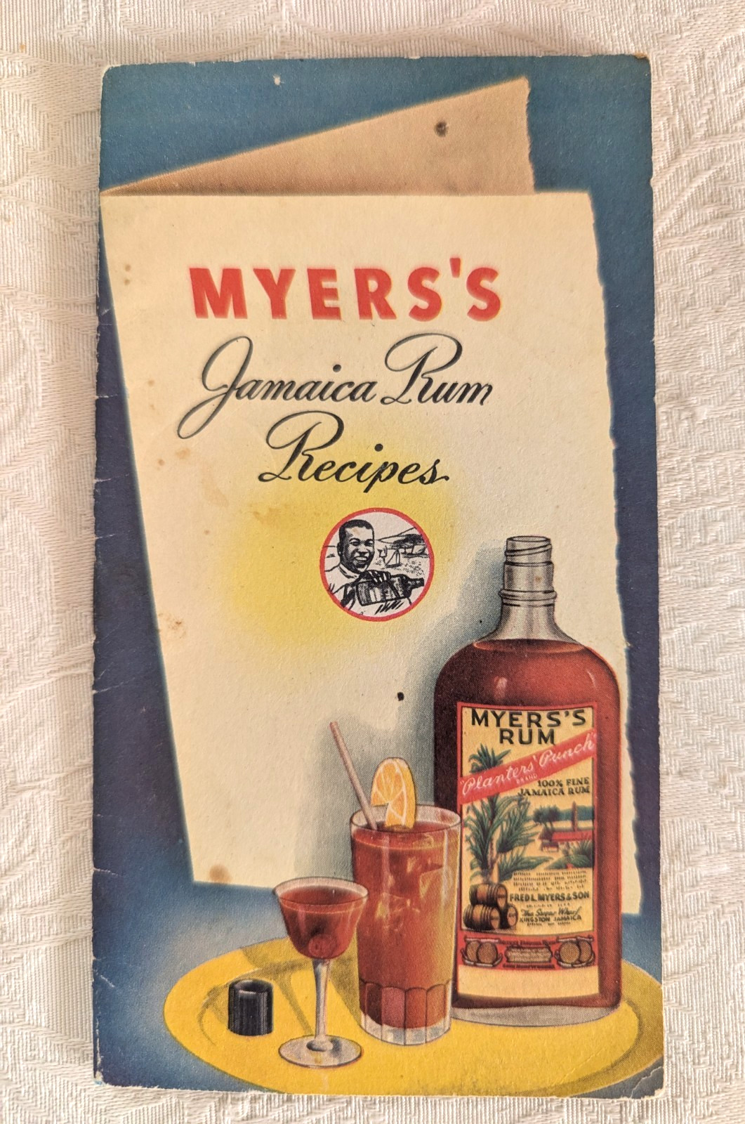Vintage Myers's Jamaican Rum Recipes Brochure Fred L. Myers Delpenha Laight St