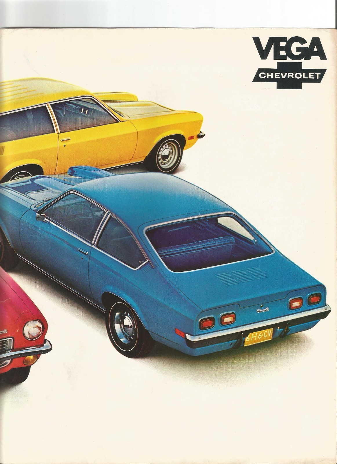 Original 1971 Chevrolet Vega dealer sales brochure, catalog