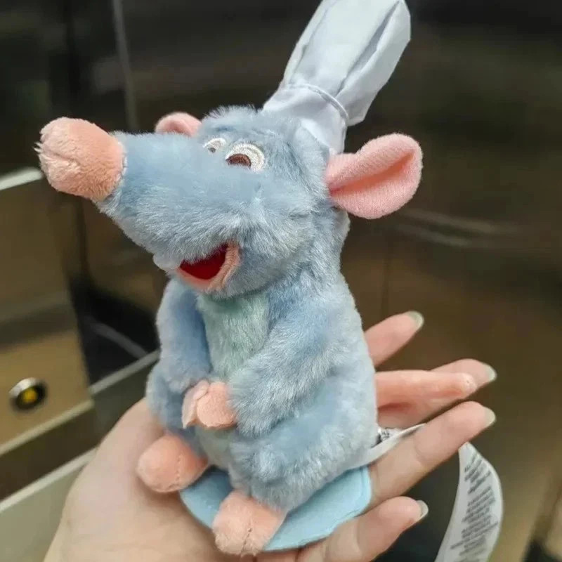 NEW Disney Parks Chef Remy Magnetic Shoulder Pal Plush Doll Ratatouille 15cm USA