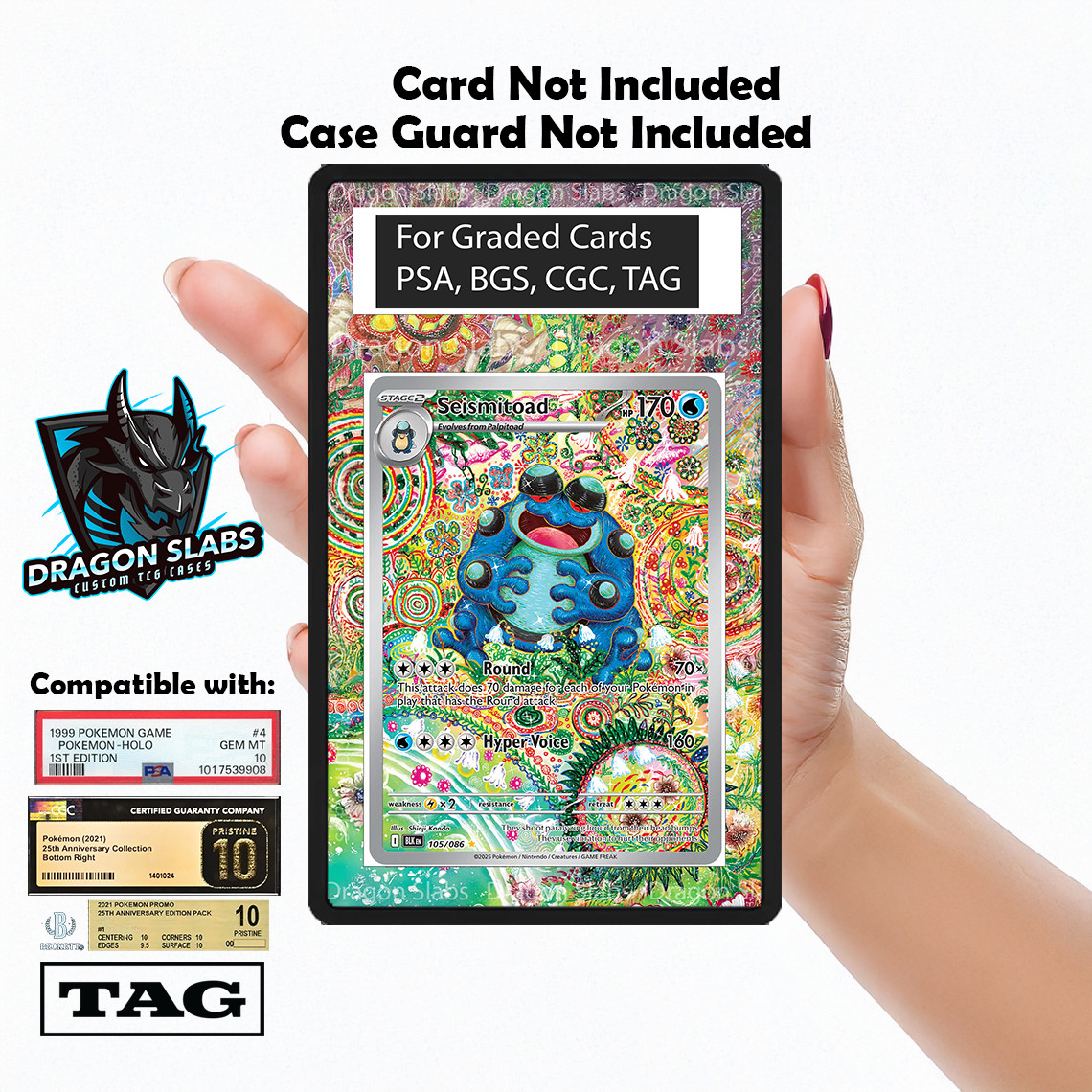 Seismitoad 105/086 Black Bolt PSA BGS CGC Extended Art Pokemon