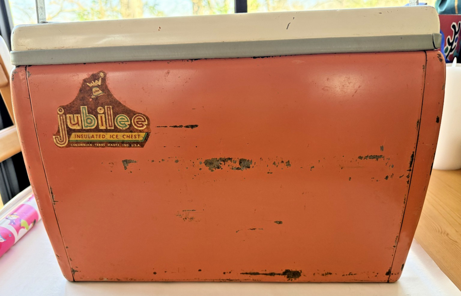 Vintage Jubilee Insulated Ice Chest 