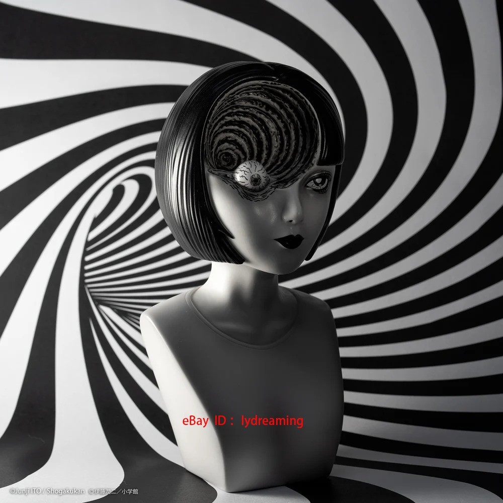 unbox Uzumaki JUNJI ITO Azami Kurotani Sofbi Figure Monochrome Ver. Limited 8\