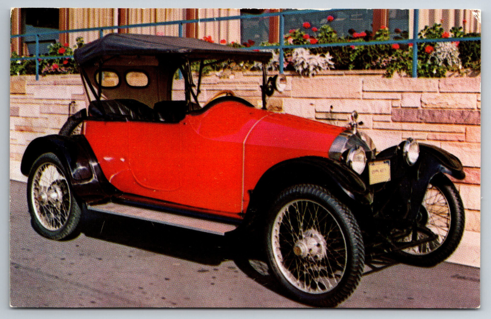 Vintage Postcard Car 1916 Scripps Booth Four Cylinder Boattail Roadster-4526