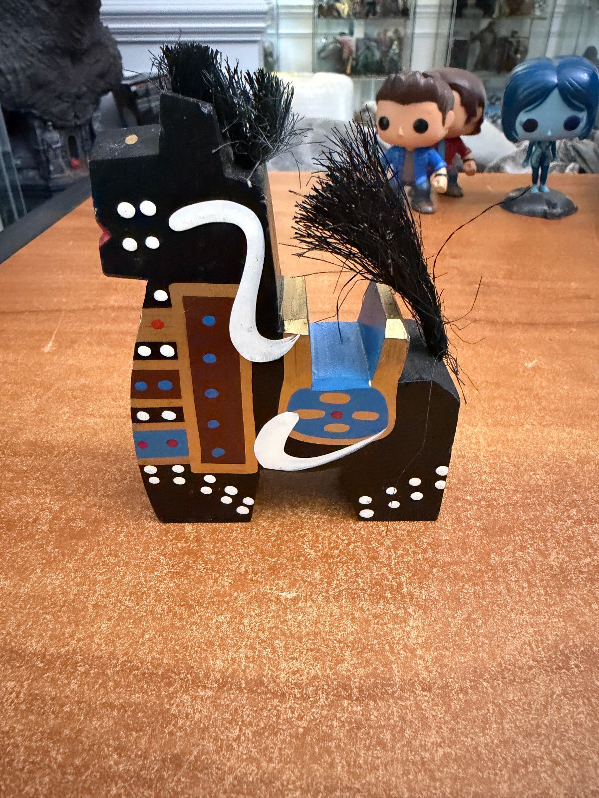 Vintage Hachinohe Yawata-UMA Wooden Horse japanese Folk Art